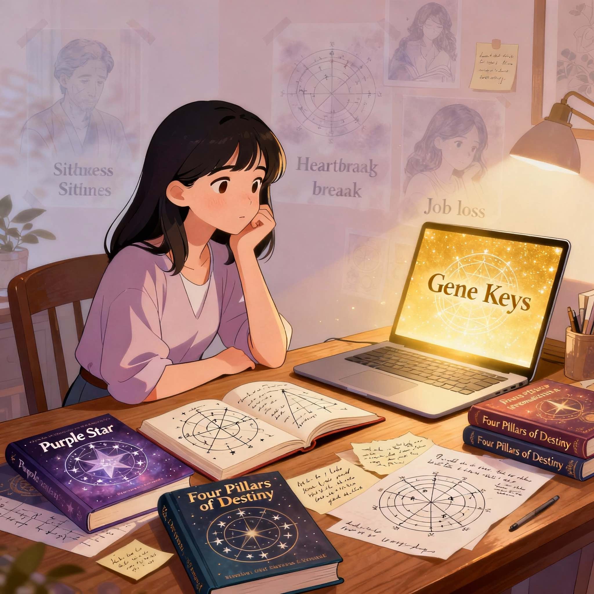 我的占星之旅：從紫微斗數到基因天命(Gene Keys)